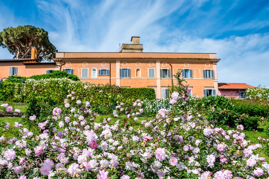 Giardino di rose a Roma
