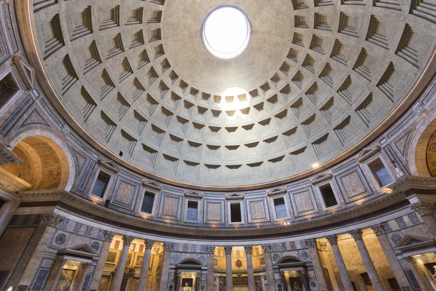Inside Pantheon of Rome