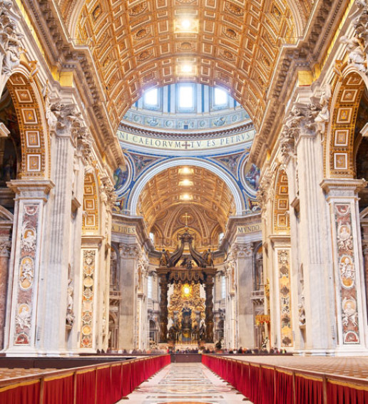 Audioguided Tour of St. Peter’s Basilica and Dome+ ticket 3 pass Hop-on Hop-off panoramic open bus - Image 1
